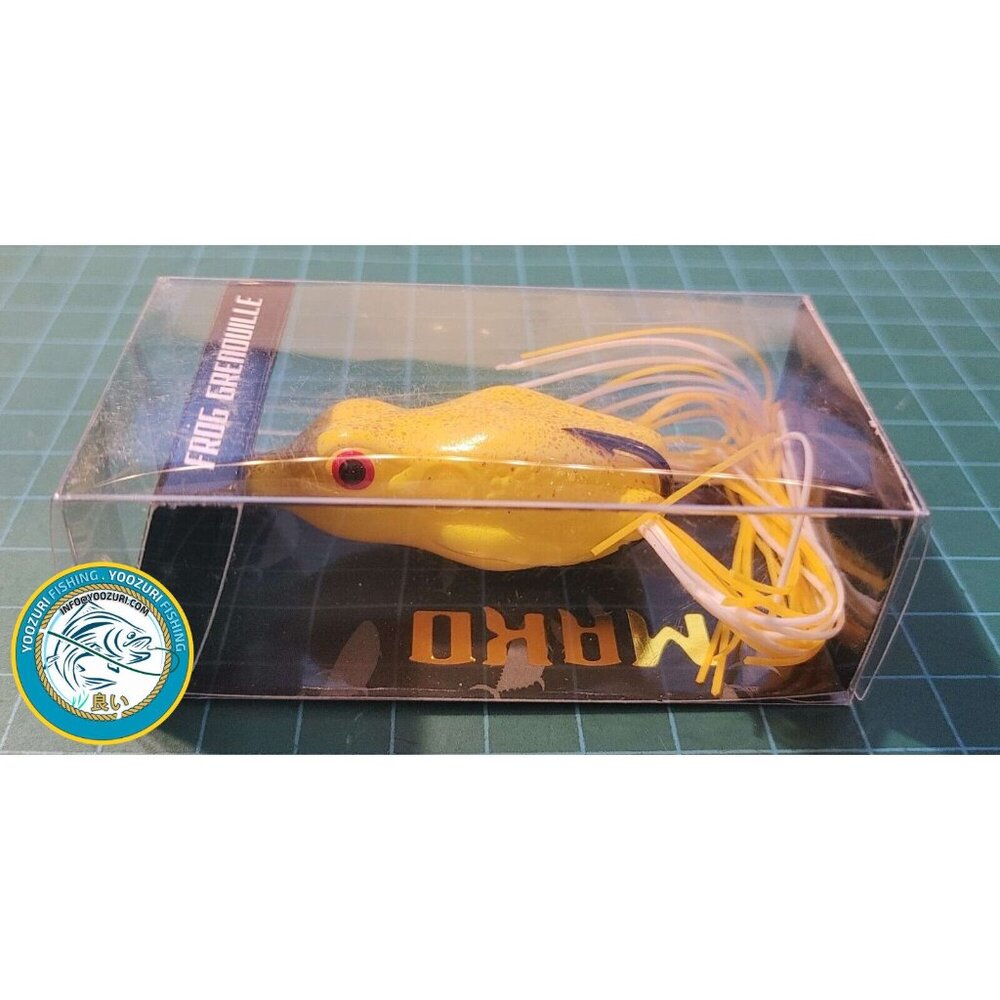 🎣Frog Fishing Lure Hook 2.5"  MAKO Grenouille w 6.5cm (yellow)